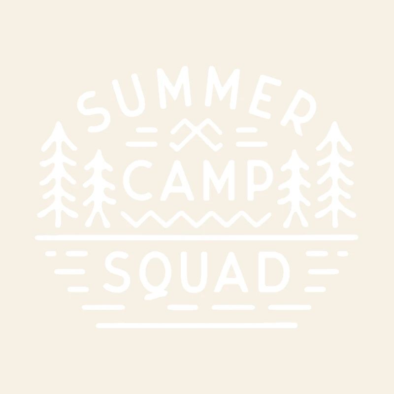 Summer camp squad camping group matching 