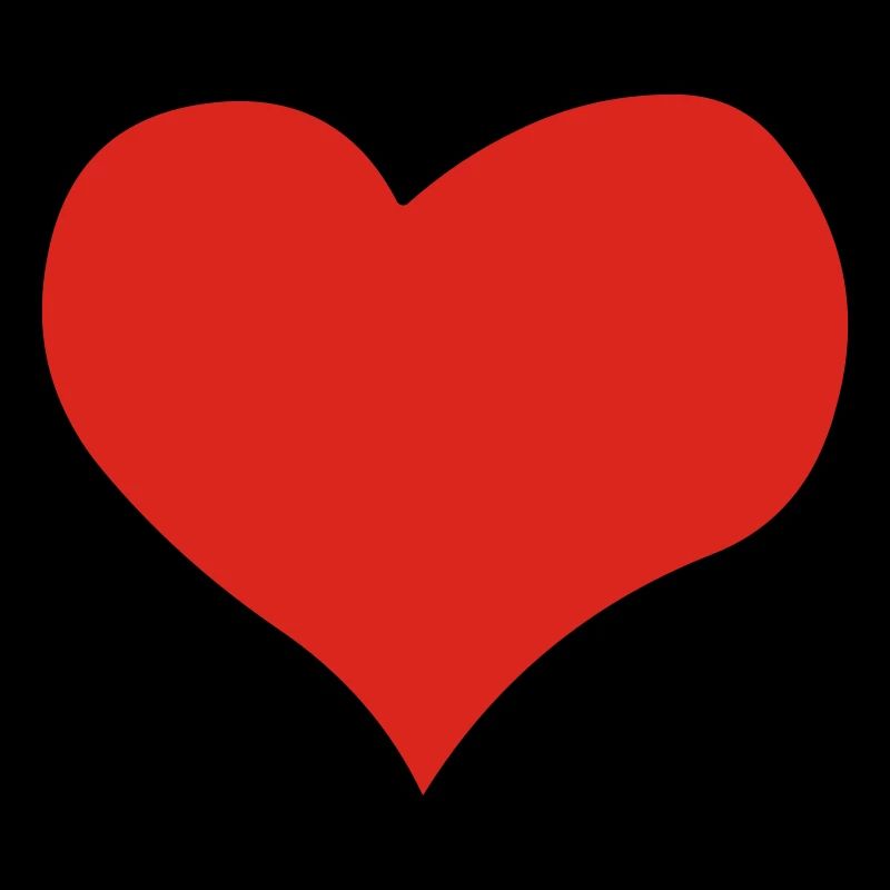 Heart I: One Color Tee Design