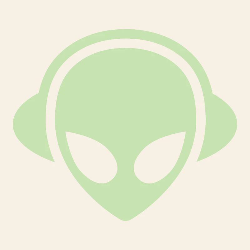 Alien Kopfhörer Glow in the dark