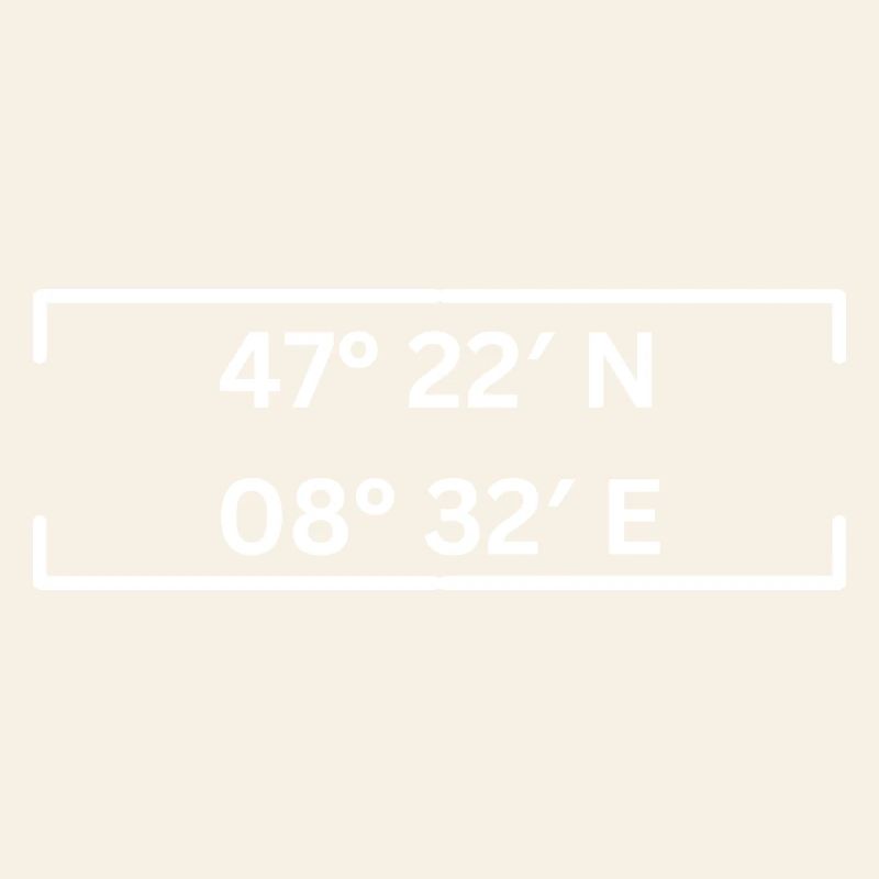 Coordinates District 1 Zurich Minimalist
