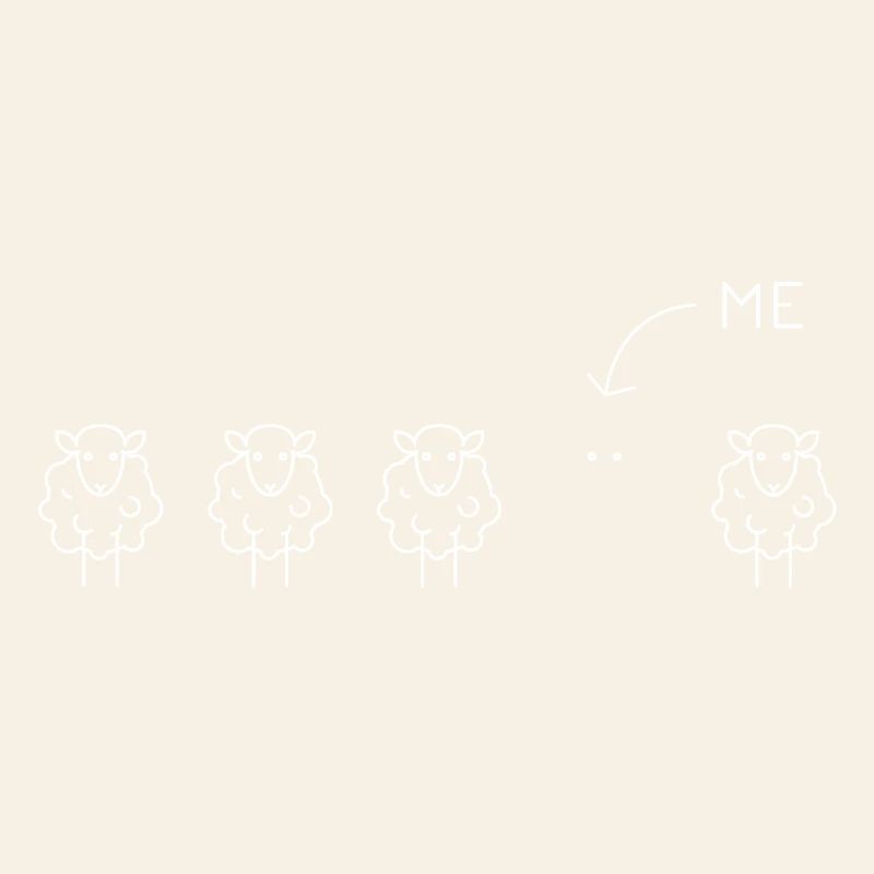 Déclaration drôle d’illustration de Black Sheep