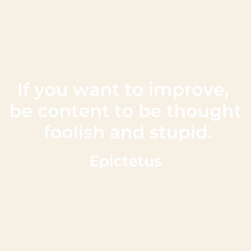 Conception de citation de motivation minimaliste Epicteus