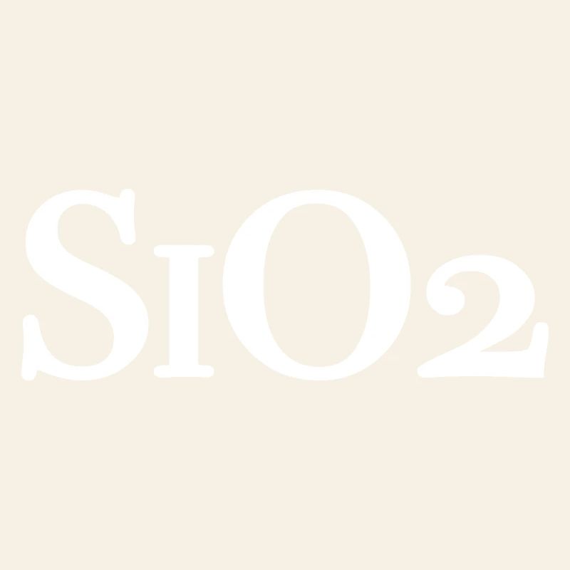 SiO2 - Formule chimique de quartz Dioxyde de silicium