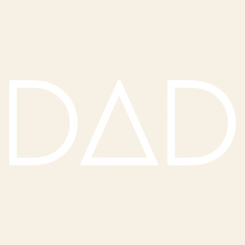 Dad Triangle Monogram