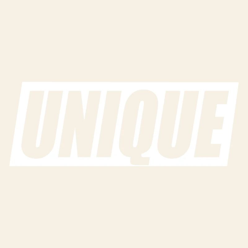 unique, unique, unique valeur de soi unique