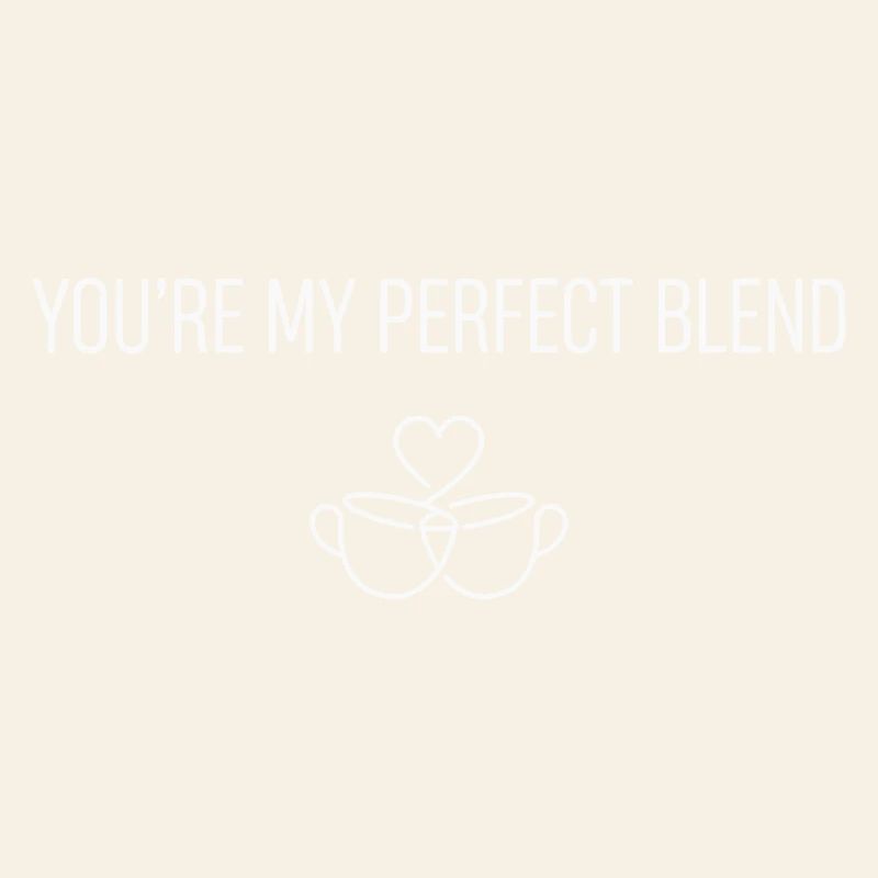 Perfect Blend Valentine - Coffee Lovers White