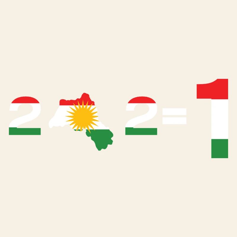 Kurdistan 2+2= 1