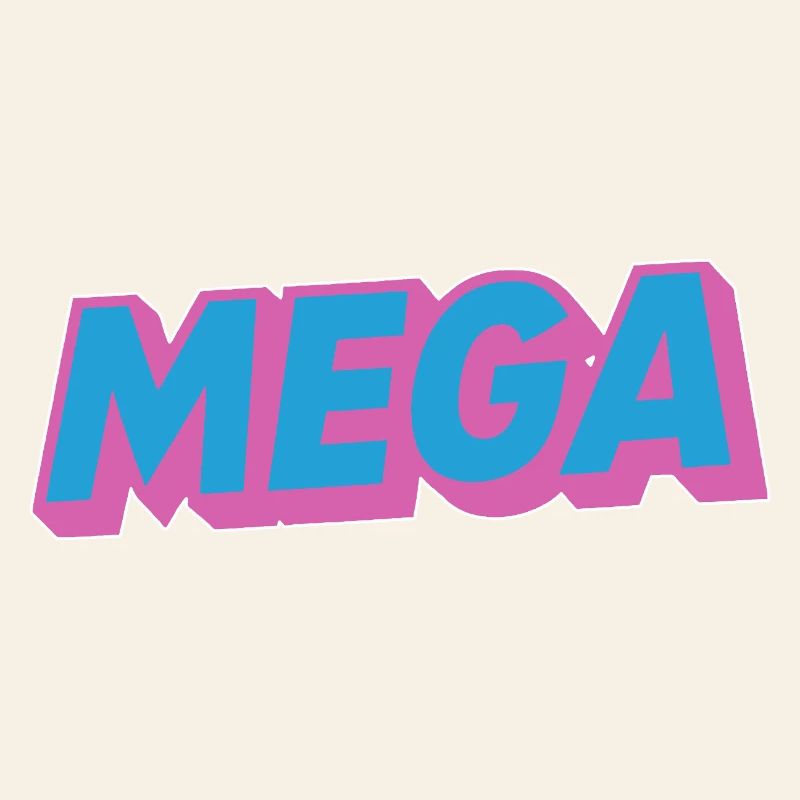 Mega lettering oldschoo retro 90s 80s