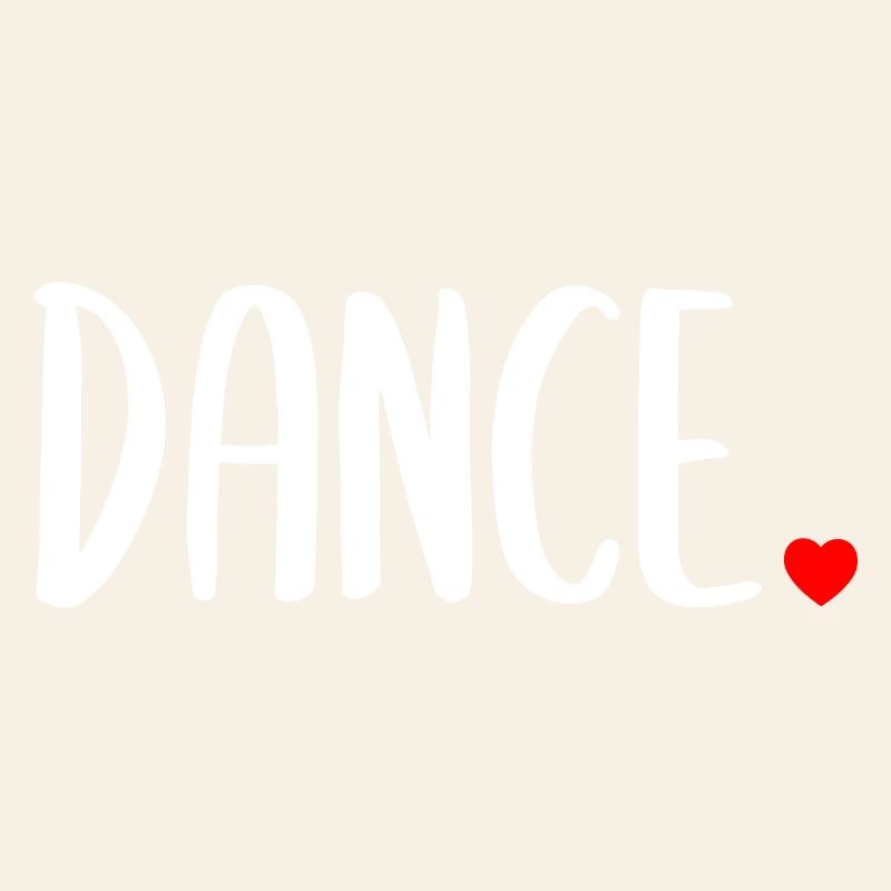 Dance Heart – Minimalist Dance Lover Design