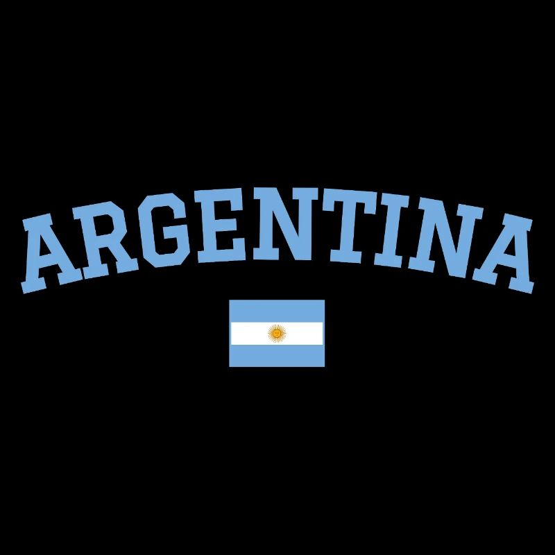 Argentina Flag Design Blue