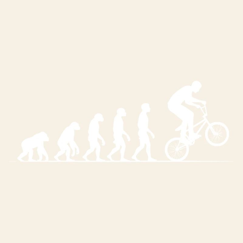 Evolution BMX Bicycle T-Shirt Motif