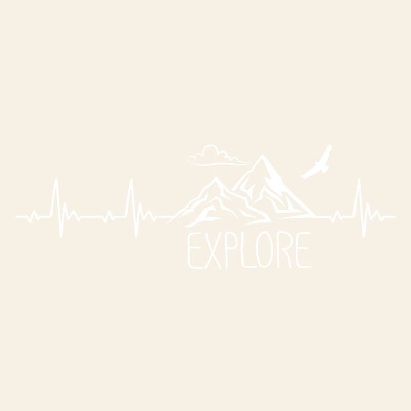 Explore Mountain Mountain Heartbeat Frequency Pulse ECG