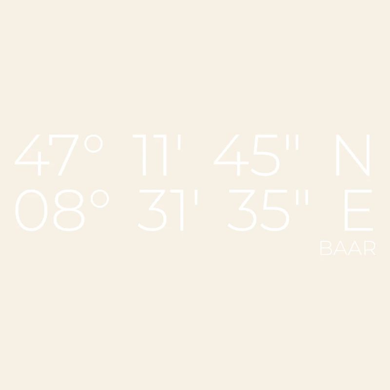 Coordinates Baar