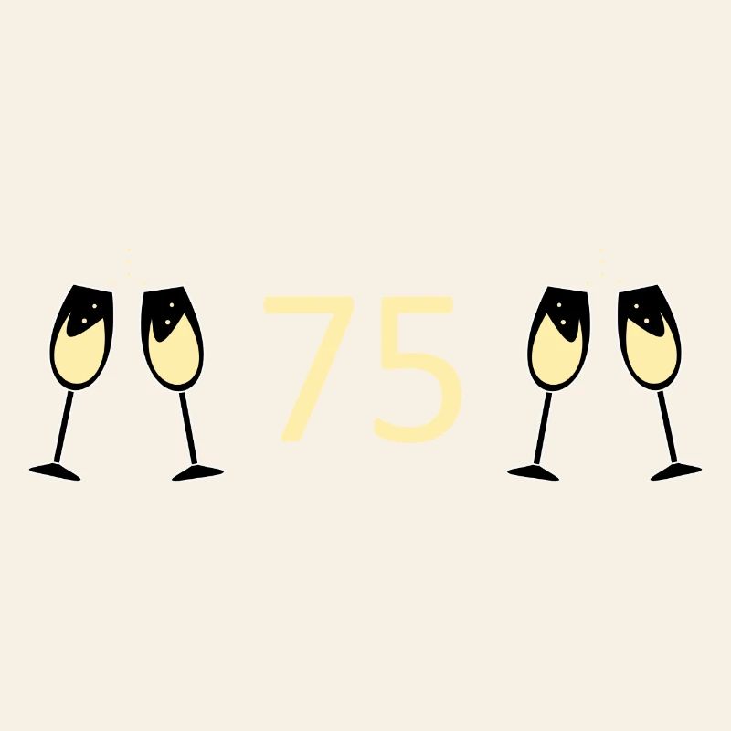 75e anniversaire 75e anniversaire 75 numéro 75 noir