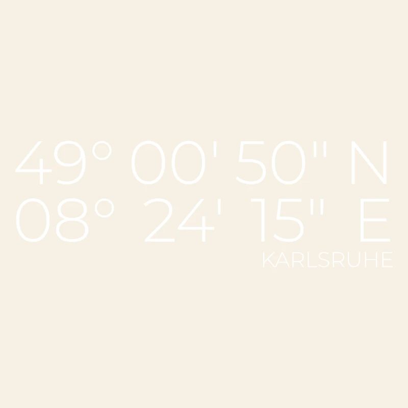 coordinates Karlsruhe