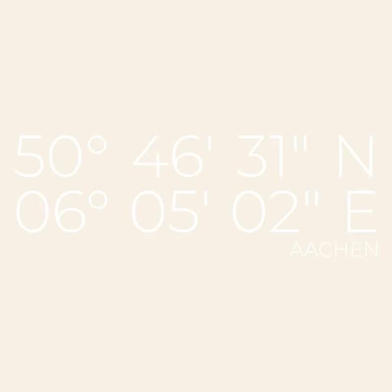 coordinates Aachen