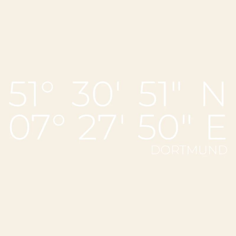 Coordinates Dortmund