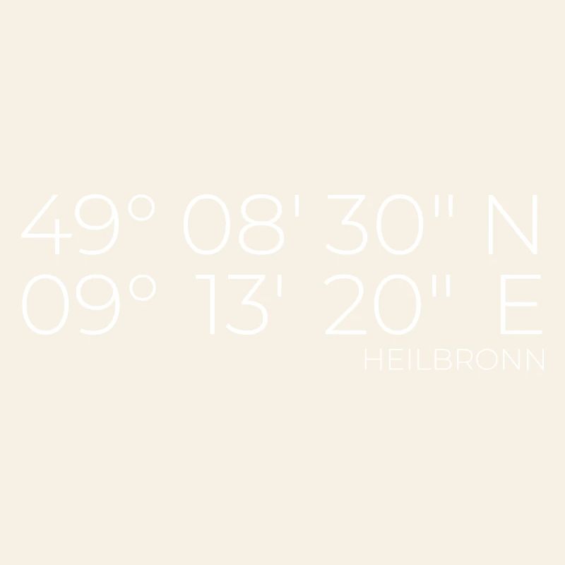 coordinates Heilbronn