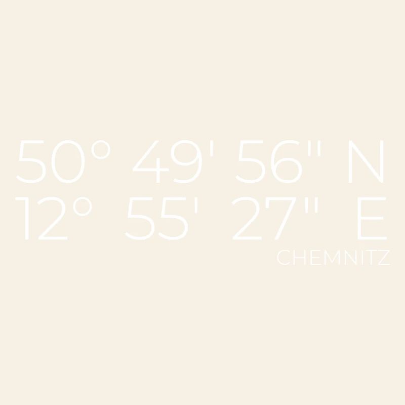 Coordinates Chemnitz