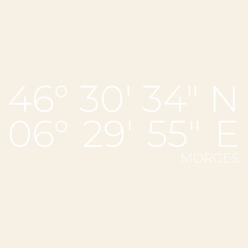 coordinates Morges, Switzerland