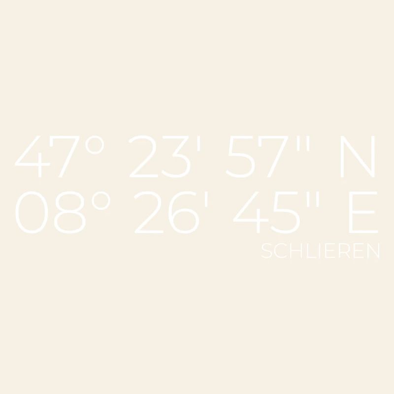 Coordinates Schlieren Zurich