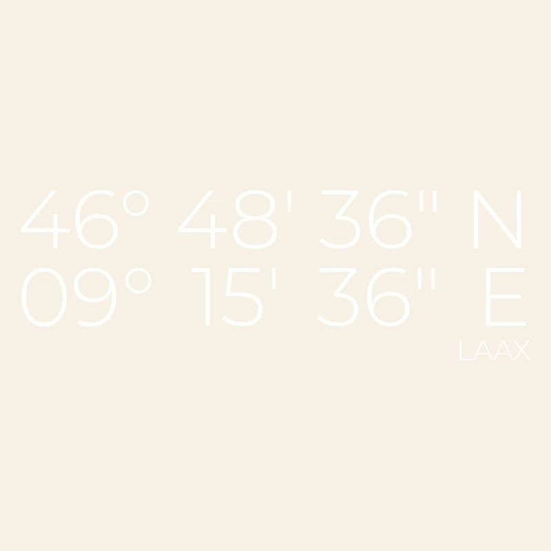coordinates Laax Graubünden, Switzerland