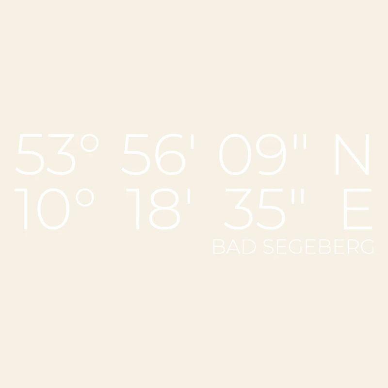 Coordinates Bad Segeberg