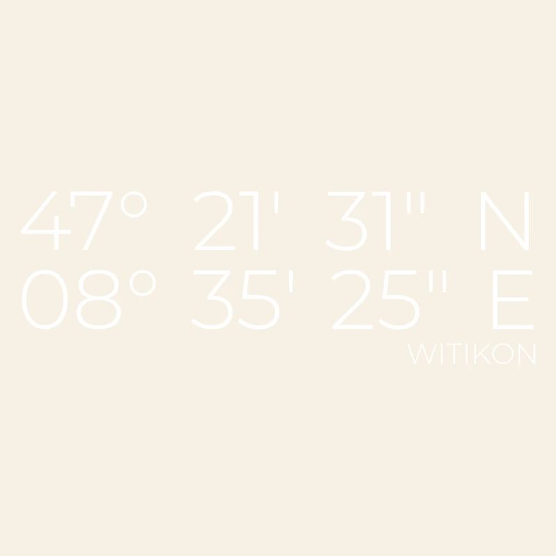 Coordinates Witikon Kreis 7 Zurich