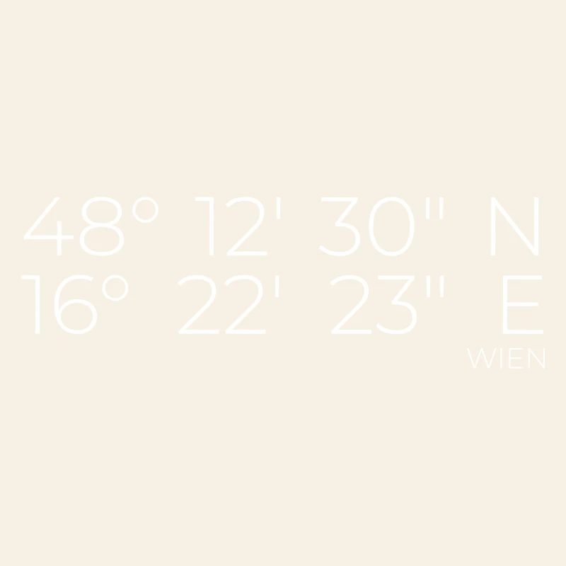 coordinates Vienna, Austria