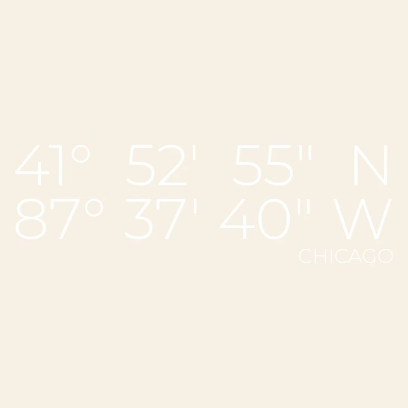 Coordinates Chicago