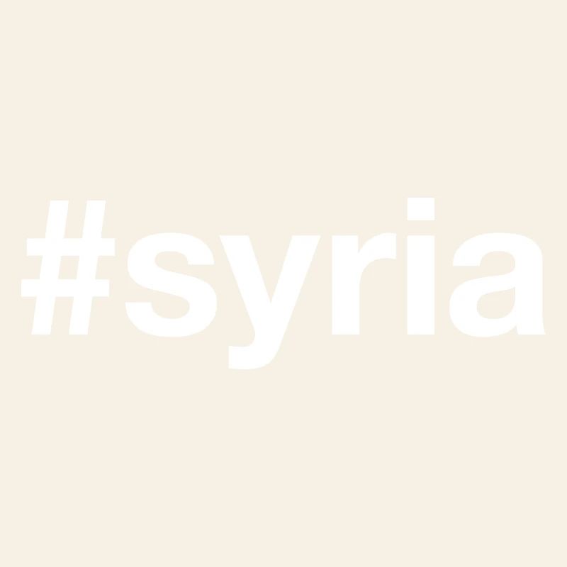 SYRIA Hashtag Syrien