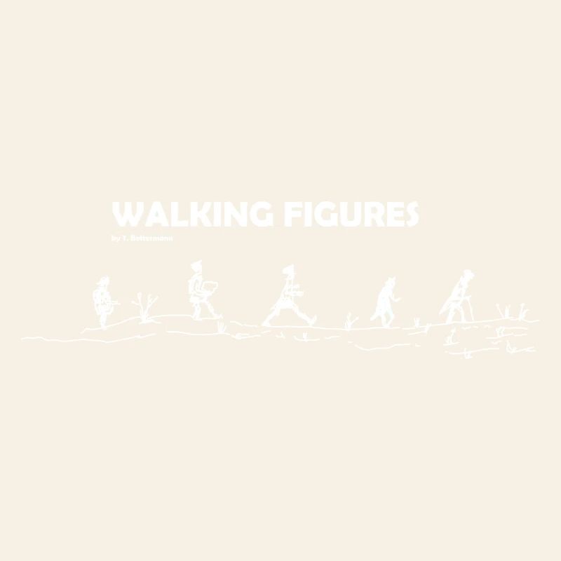 walking Figures white