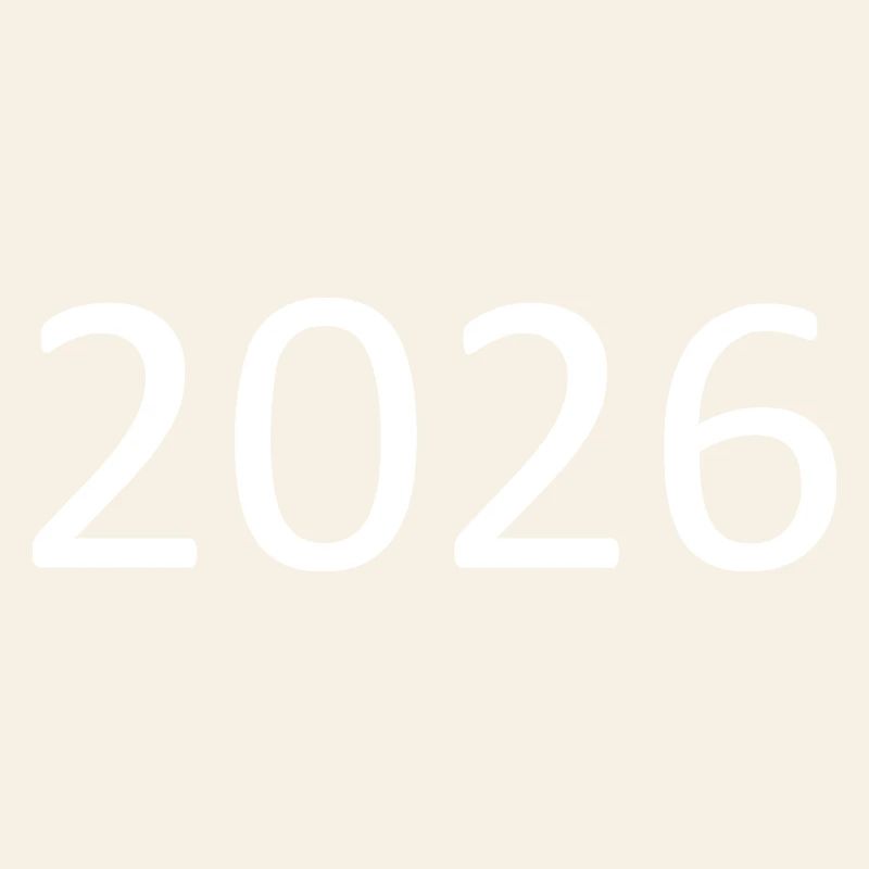2026 Number White
