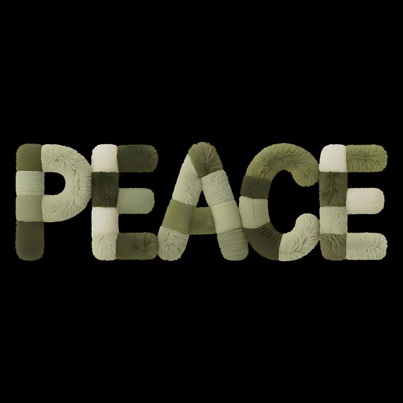 Autocollant Modern Patchwork Peace Style