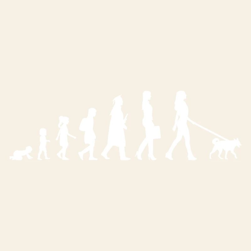 Evolution einer Hundehalterin