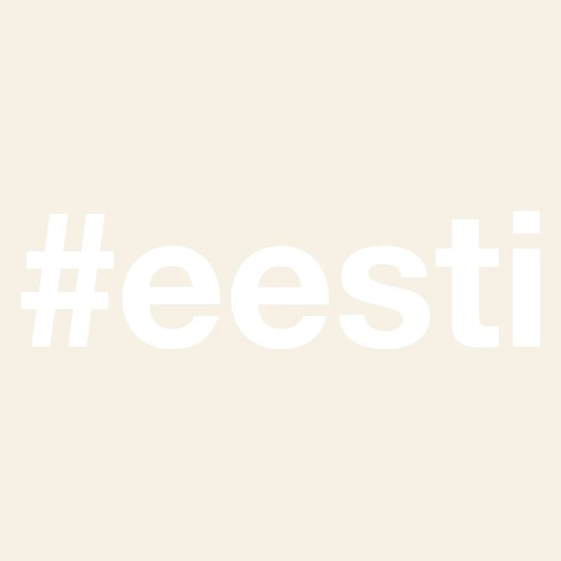EESTI Estonie Hashtag