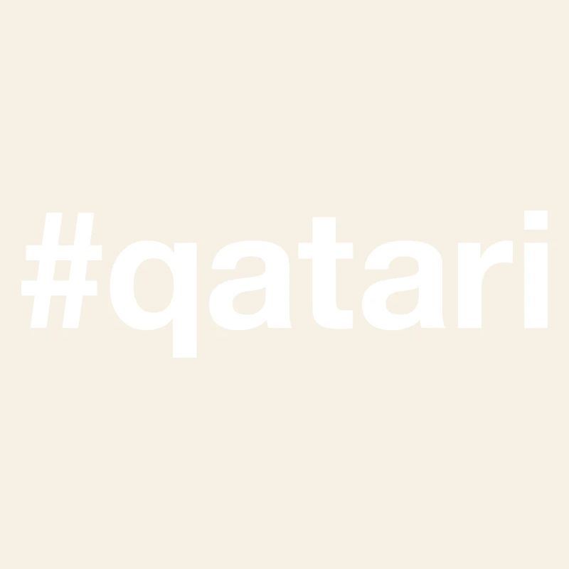 QATARI Qatar Hashtag