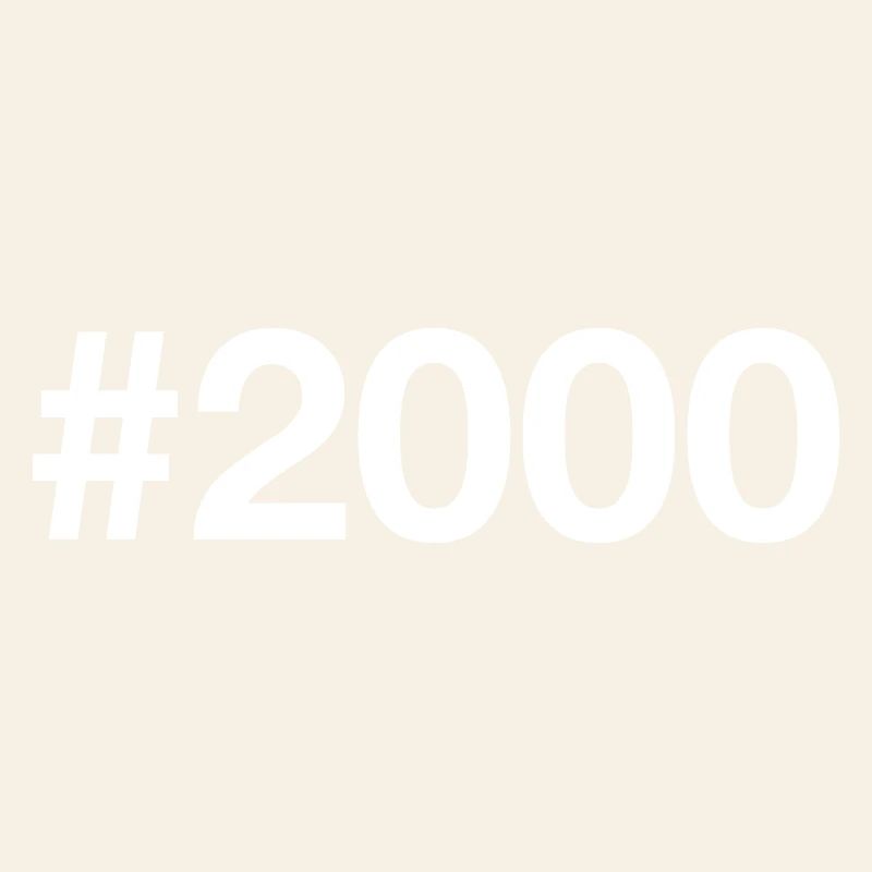 2000 Hashtag 26 Years 26th Birthday