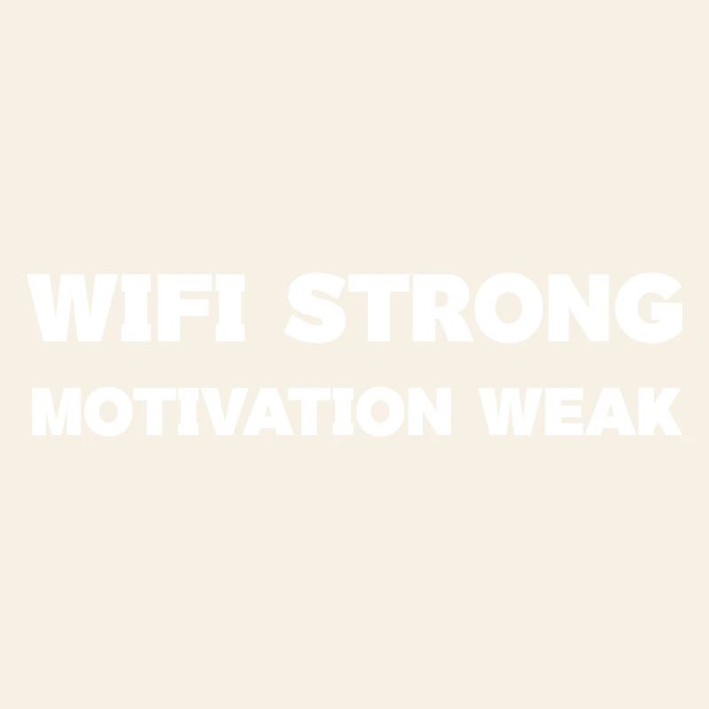 Bold WET STRONG Motivation Print