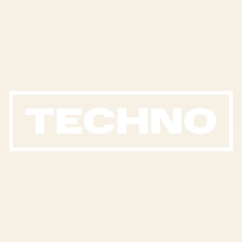 Conception de logo de musique techno