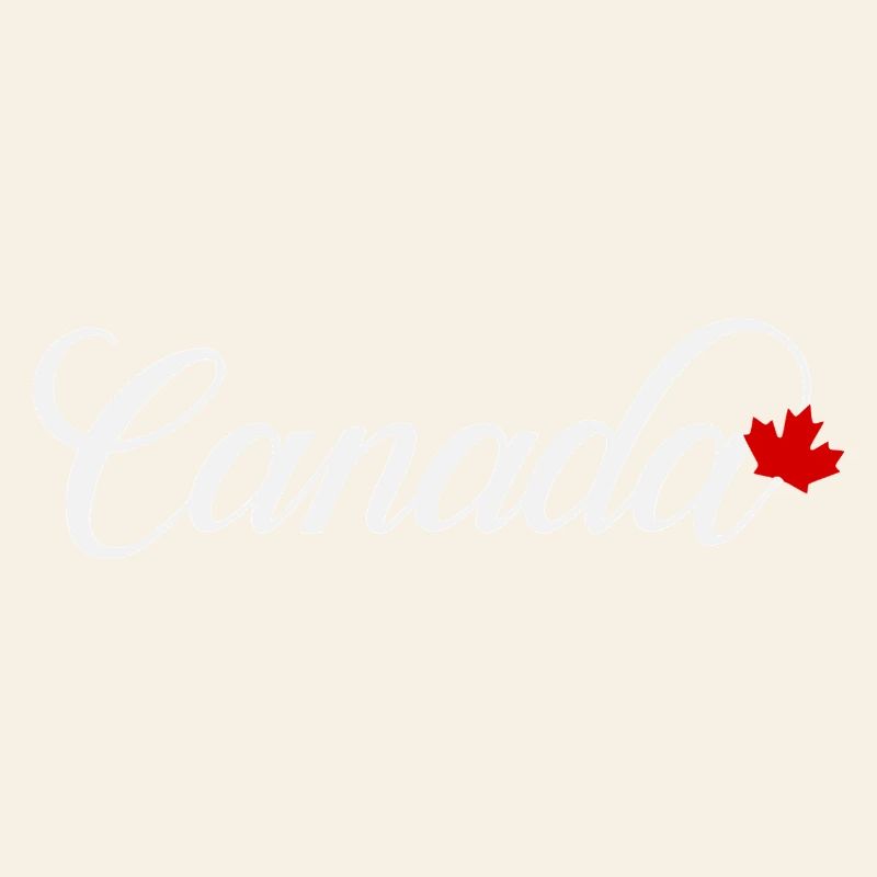 Écriture canadienne avec feuille d’érable