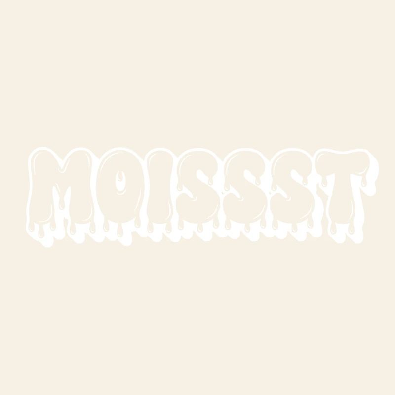 Feuchter tropfender Text