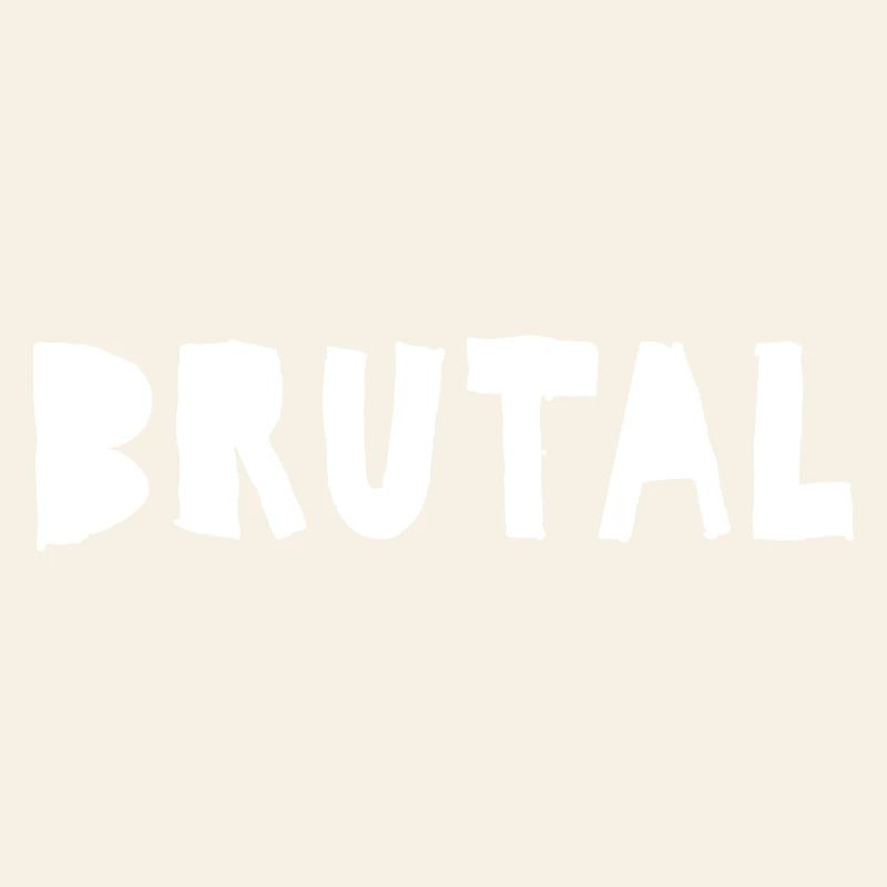 Conception brutale du logo Daged Bold
