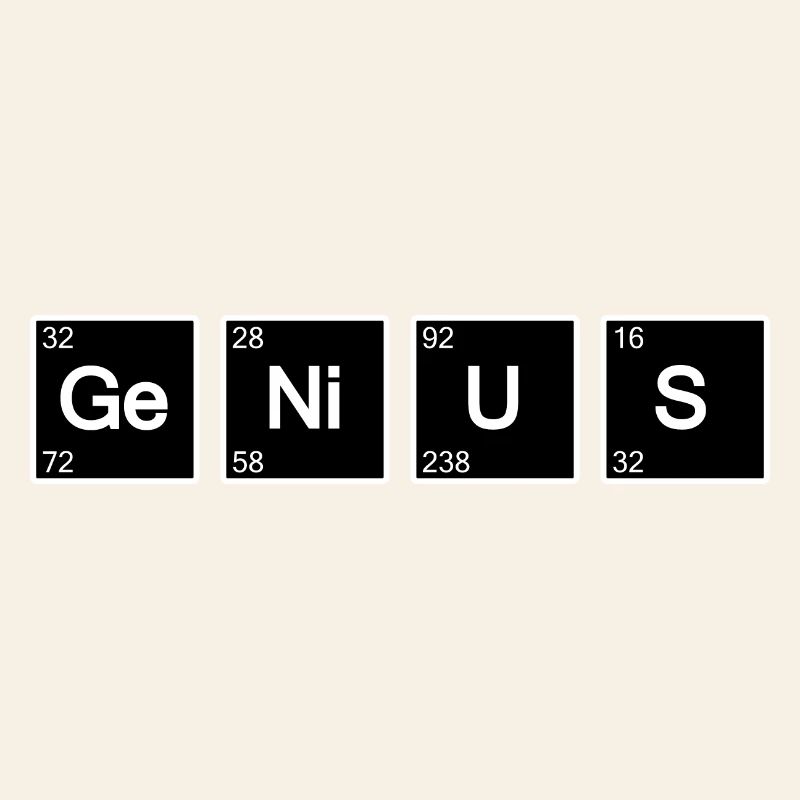 Genius Geek science (Noir)