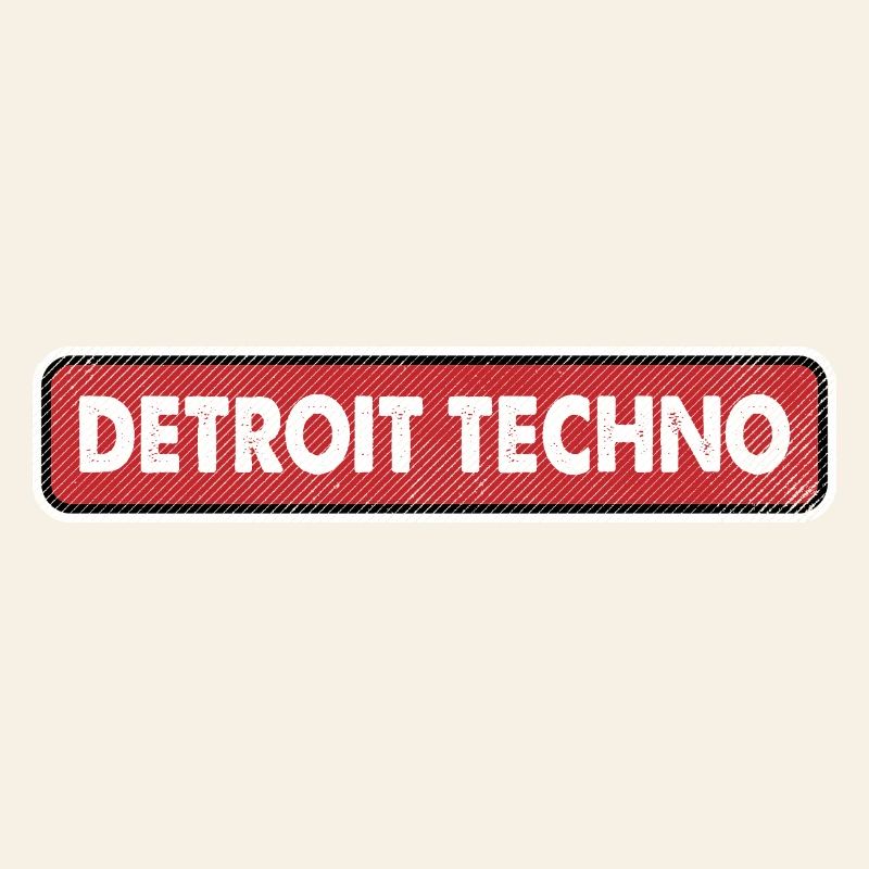 Logo rétro techno de Détroit