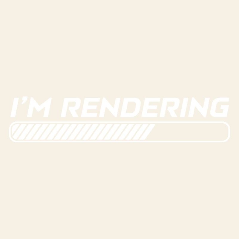 I'm Rendering Video Editor Filmmaker Videographer