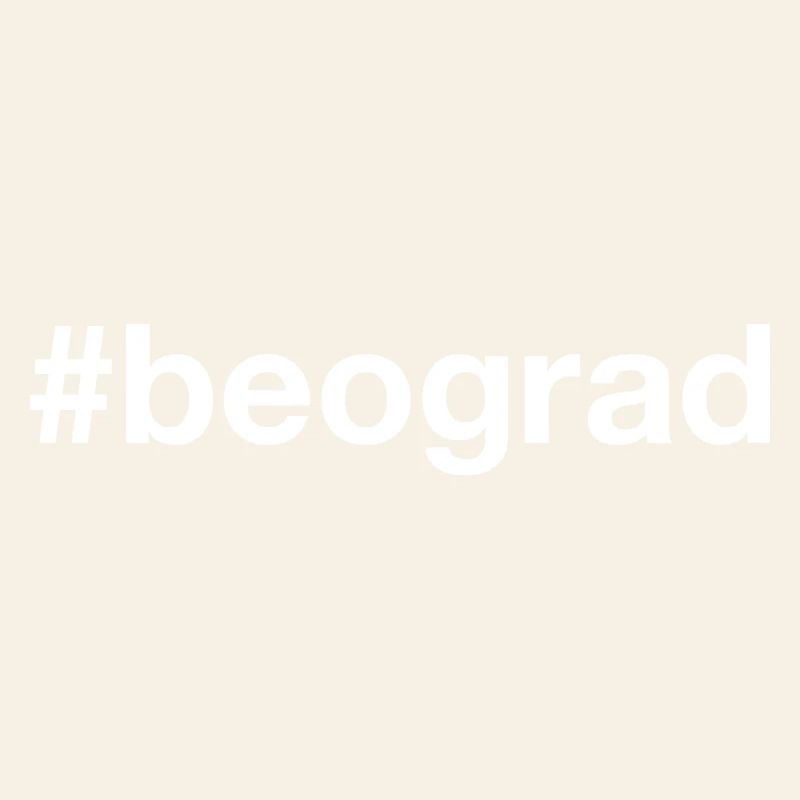 Bégrad Belgrade Serbie Hashtag Serbien