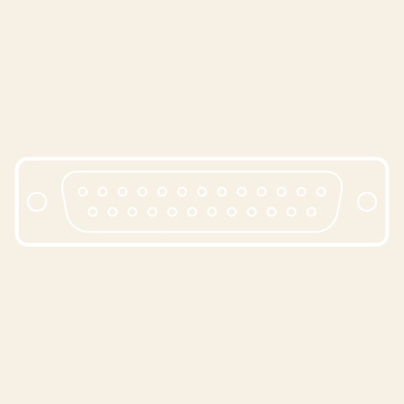 DB 25 Connector Parallel, Printer