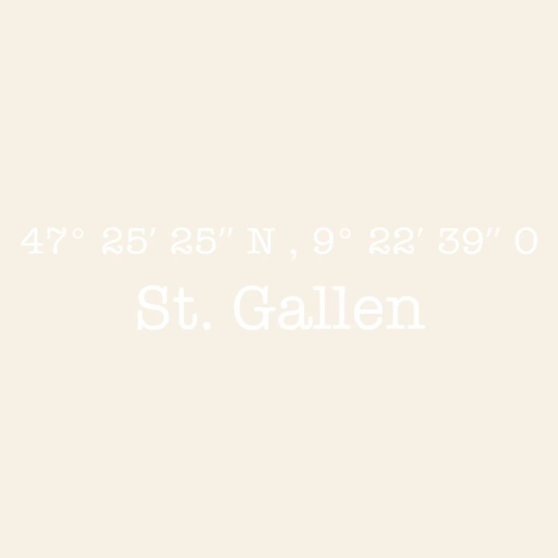Coordinates St. Gallen