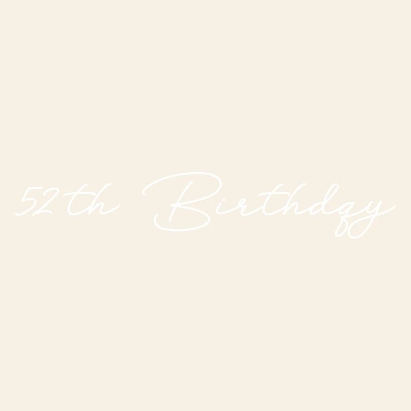 52th Birthday
